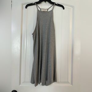 Grey Casual Dress. Good Quality, Spaghetti Straps